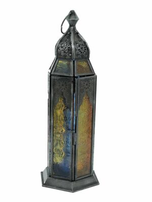 Lantern Candle Holder Multi H27.5cm