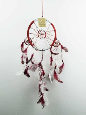 Dream Catcher Crochet Rainbow 16cm