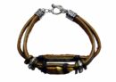 Bracelet Leather Tooth Charm