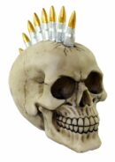 Skull Ivory Head With Bullets