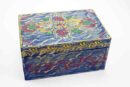 Box Wooden Painted Floral (4pcs For Â£2.50 Each)