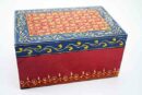 Box Wooden Painted Floral (4pcs For Â£2.50 Each)