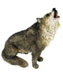Wolf Howling 28X15.5X39cm