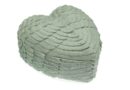 Heart Jewellery Box White