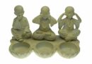 Candle Holder T-Light Monks