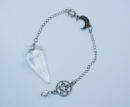 Pendulum Pentagram Clear Qz