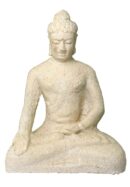 Buddha Thai Sandstone Natural Colour H13cm