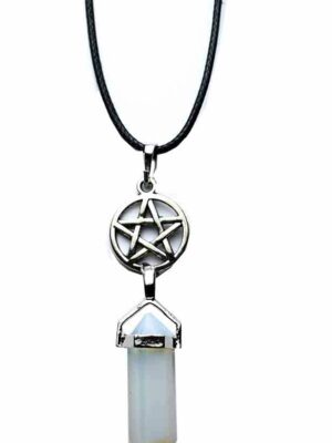 Necklace Fixed Wand Opalite