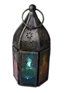 Lantern Candle Holder Multi