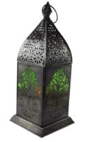 Lantern Candle Holder Green