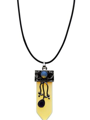 Necklace Sword Shape Opalite