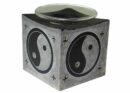 Soapstone Oilburner Ying Yang Black