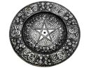 Incense Holder Plate Pentagram