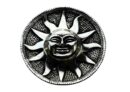 Incense Holder Plate Sun