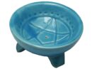 Incense Holder Pentagram Blue