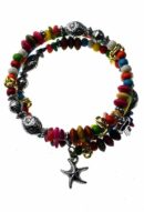 Bracelet Beaded Multi Colour