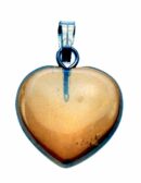 Pendant Heart Stone Gold Aura