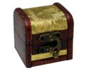 Box Wooden Chest 6X6X6cm