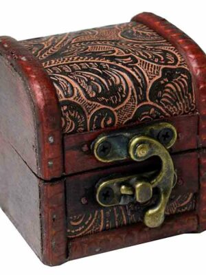 Box Wooden Chest 6X6X6cm