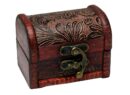 Box Wooden Chest 8X6X6cm