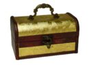 Box Wooden Chest 16X10X9cm
