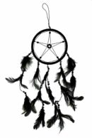 Dream Catcher Pentagram Black