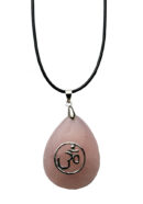 Pendant Om Rose Quartz