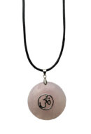 Pendant Om Rose Quartz