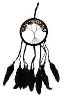 Dream Catcher Tree Black 12cm