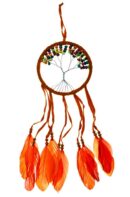 Dream Catcher Tree Orange 12cm