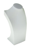 Bust White Leatherette H30cm