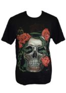 T-Shirt Skull With Rose (Various Sizes)