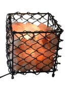 Salt Stones In Wire Basket