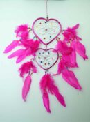 Dream Catcher Heart Pink 12cm