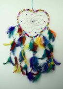 Dream Catcher Heart Multi 18cm
