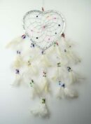 Dream Catcher Heart Silver 18c