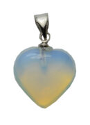 Pendant Heart Opalite 15mm
