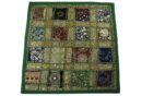 Cushion Cover Patchwork Green