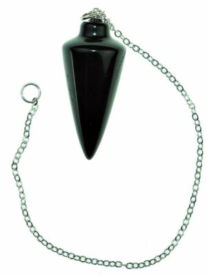 Pendulum Black Obsidian Cone
