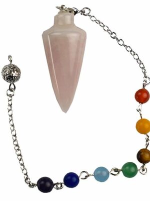 Pendulum Rose Quartz Cone