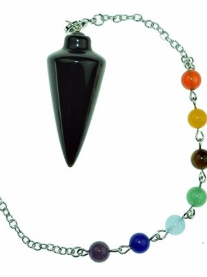Pendulum Black Obsidian Cone
