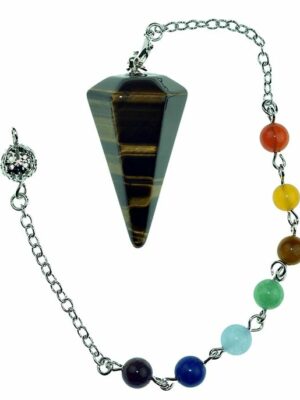 Pendulum Tiger Eye Faceted