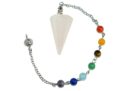 Pendulum Clear Quartz Faceted