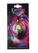 Pendant Pewter Winged Circle