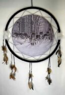 Dream Catcher Wolves 24 Inch