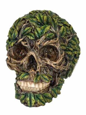 Skull With Greenery