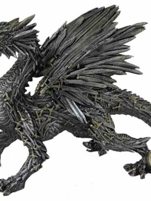 Sword Dragon With Wings Silver