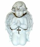 Cherub Kneeling With Cross