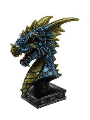 Dragon Head Blue 8X6X11.5cm