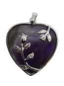 Pendant Heart Amethyst